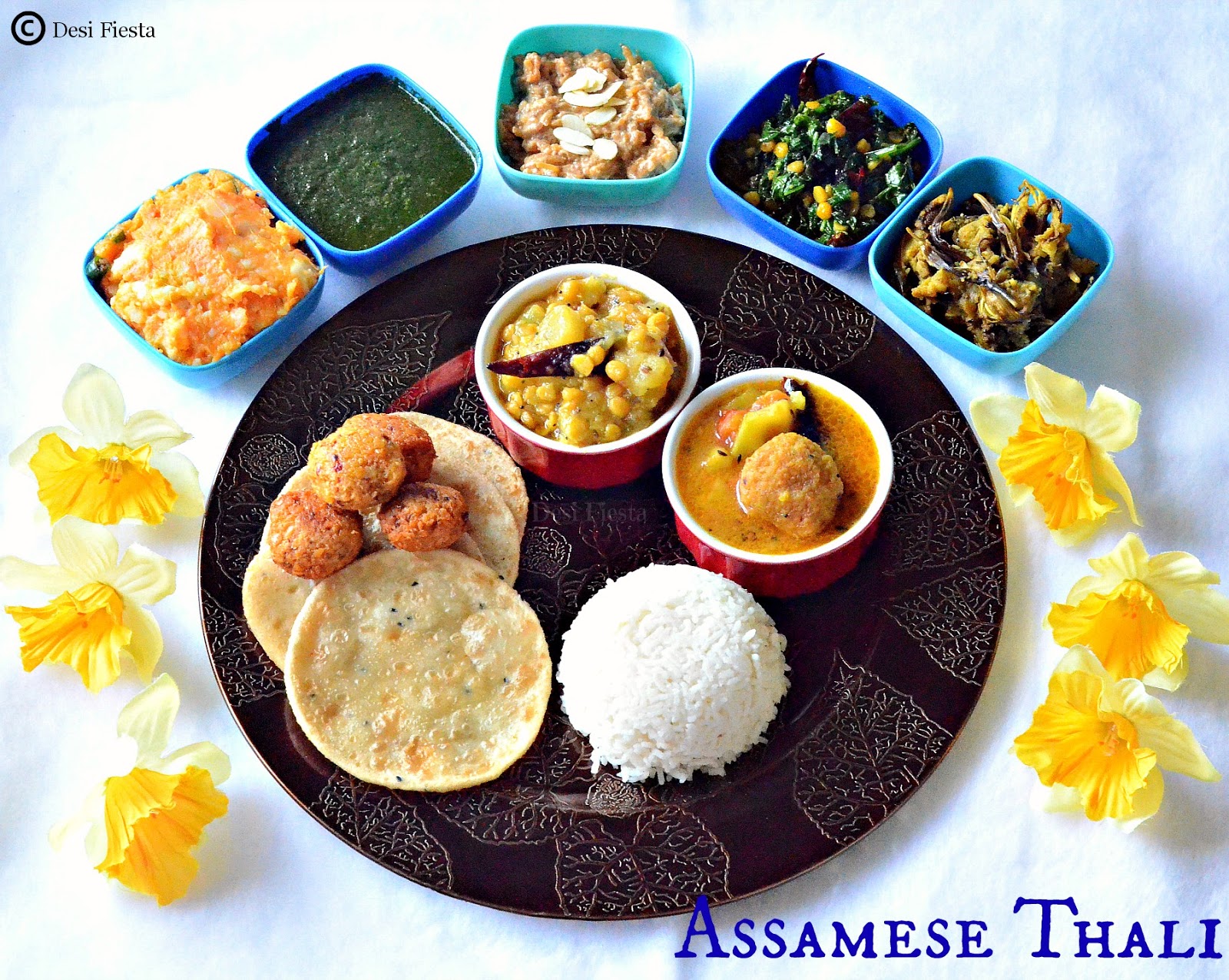 Assamese Thali